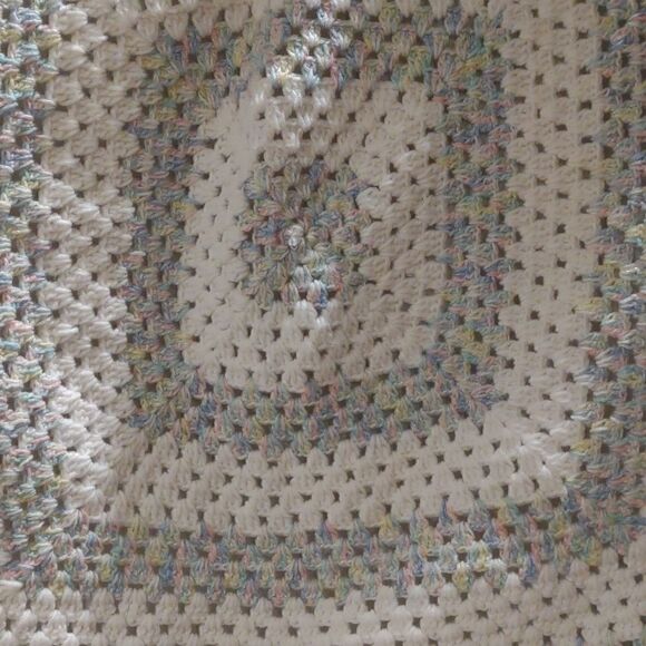 40" Hand Crochet Blanket - Picture 3 of 4